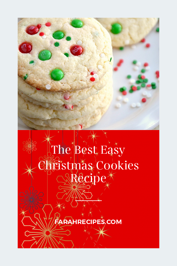 The Best Easy Christmas Cookies Recipe - Most Popular Ideas of All Time